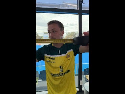 Kookaburras Jersey Tape Measure Pull Part 4