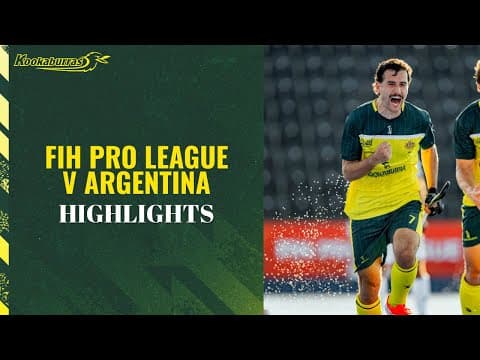 Highlights | Australia v Argentina | FIH Pro League 2026