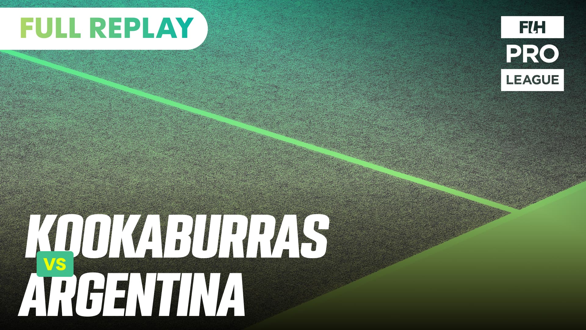 18. Kookaburras v Argentina | FIH Pro League