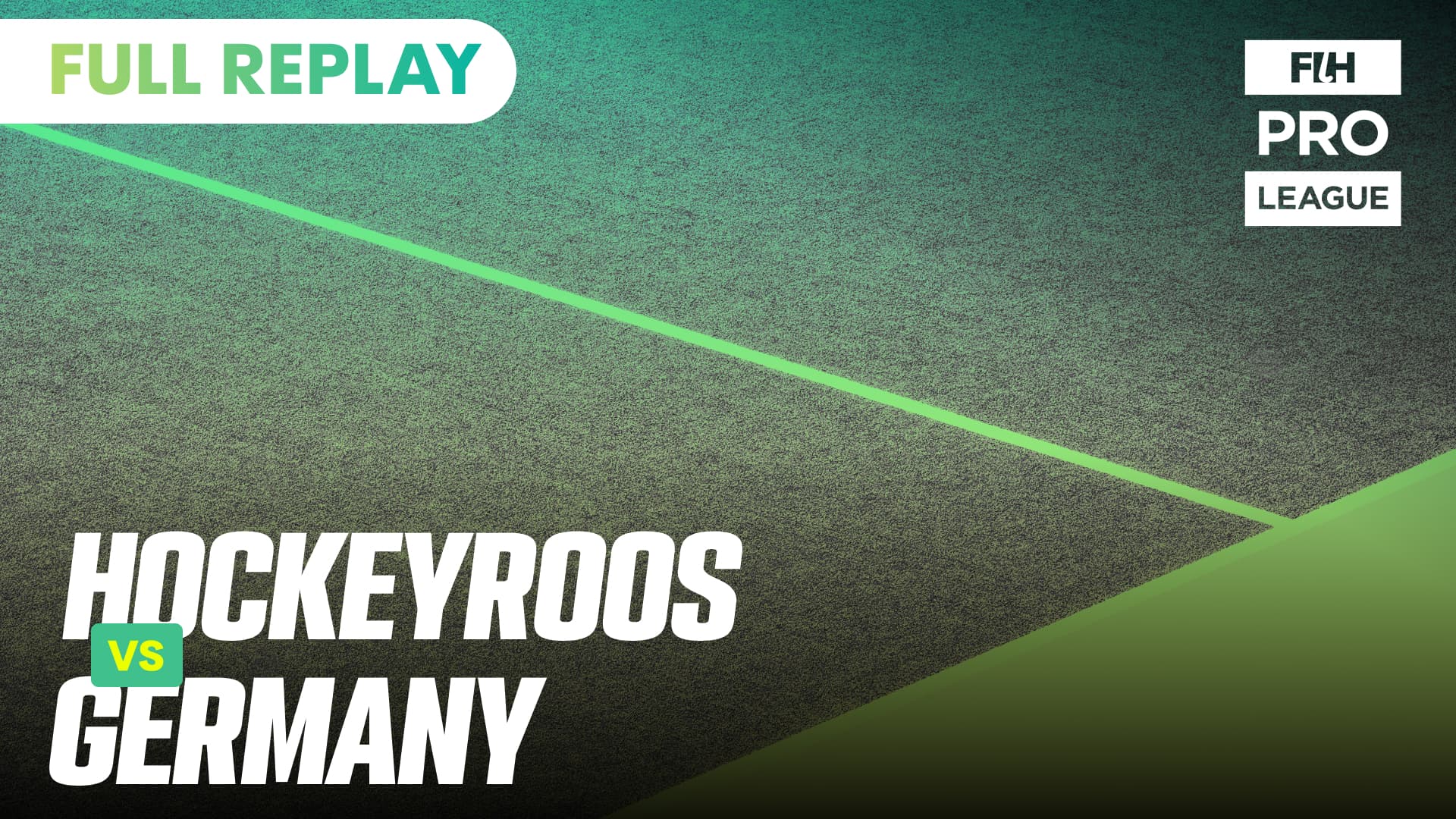 19. Hockeyroos v Germany | FIH Pro League