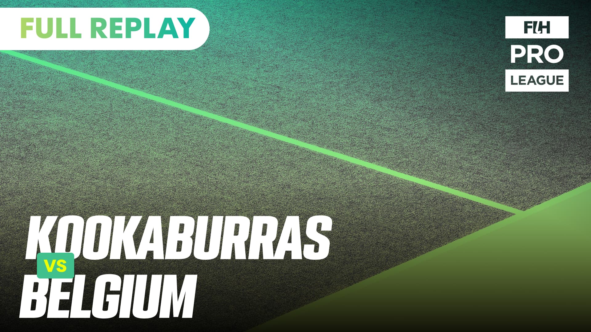 32. Kookaburras v Belgium | FIH Pro League